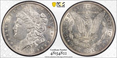 1891-S $1 AU53