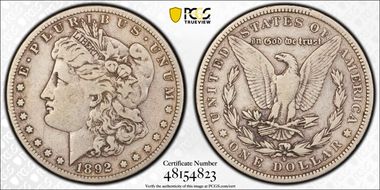 1892-S $1 F15