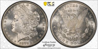 1878-S $1 MS64