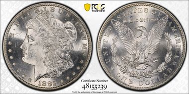 1882-S $1 MS63