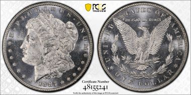 1887 $1 MS64PL