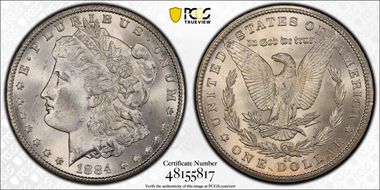 1884-CC $1 MS64