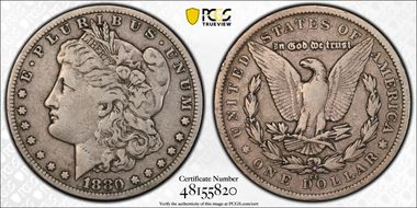 1880-CC $1 F15