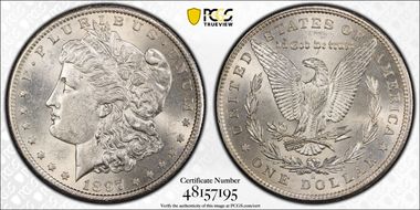 1897-S $1 AU58