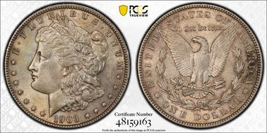 1903 $1 AU58
