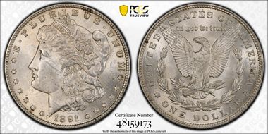 1891 $1 MS61
