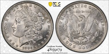 1884-O $1 MS62