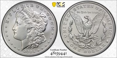 2023 $1 Morgan Dollar MS70