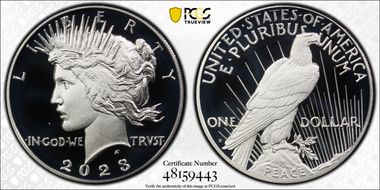 2023-S $1 Peace Dollar PR70DCAM