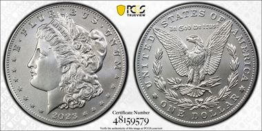 2023 $1 Morgan Dollar First Strike MS70