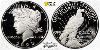 2023-S $1 Peace Dollar First Strike PR70DCAM