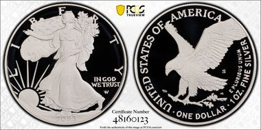 2023-S $1 Silver Eagle PR70DCAM