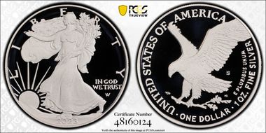 2023-S $1 Silver Eagle PR70DCAM