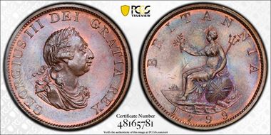 1799 1/2D S-3778 MS65BN