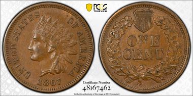 1867 1C AU55BN