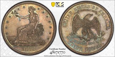 1873 T$1 Trade MS65