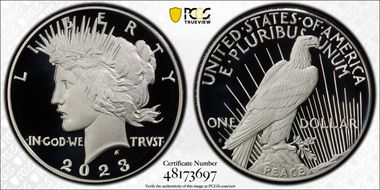 2023-S $1 Peace Dollar PR70DCAM