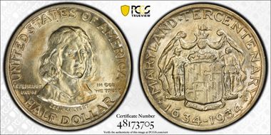 1934 50C Maryland MS62