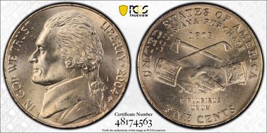 2004-P 5C Peace Medal MS66