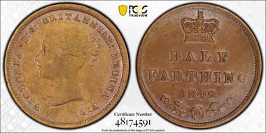 1842 1/2 Far S-3951 AU55BN