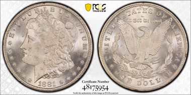 1881-CC $1 MS63