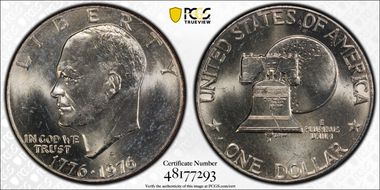 1976-D $1 Type 2 MS65