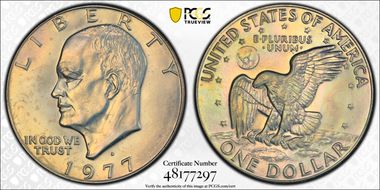 1977-D $1 MS65