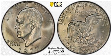 1977-D $1 MS65