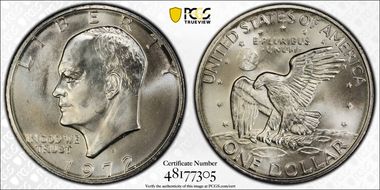 1972-S $1 Silver MS67