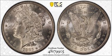 1883-CC $1 MS62