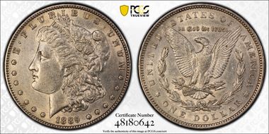 1889 $1 AU50