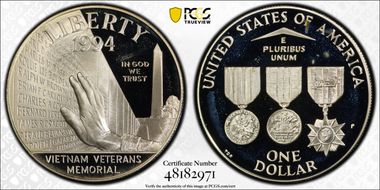 1994-P $1 Vietnam PR68DCAM
