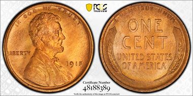 1915 1C MS67+ RD
