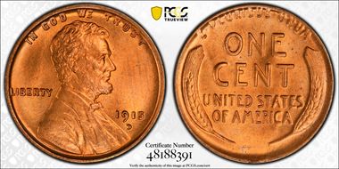 1915-D 1C MS66+ RD