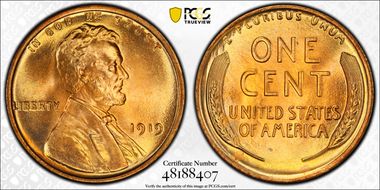 1919 1C MS67RD
