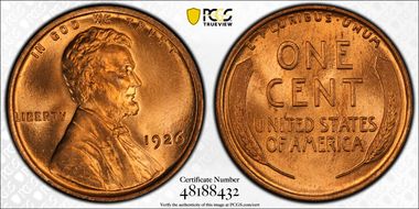 1926 1C MS67+ RD