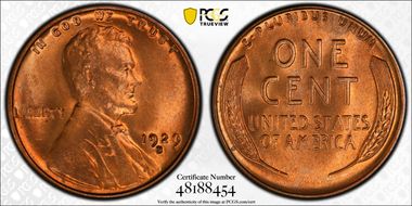 1929-S 1C MS66+ RD