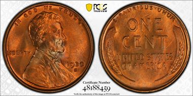 1930-S 1C MS66+ RD