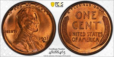 1931-D 1C MS66+ RD