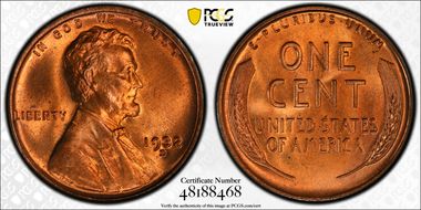 1932-D 1C MS66+ RD