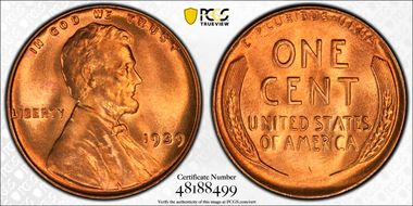 1939 1C MS67RD