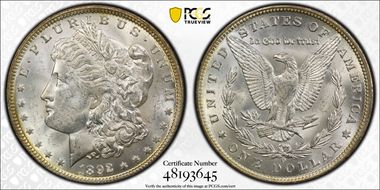 1892-O $1 MS62