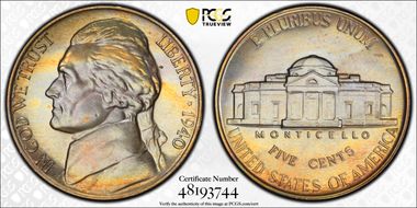 1940 5C Reverse of 1938 PR66