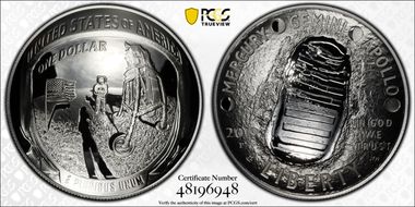 2019-P $1 Apollo 11 50th Anniversary PR69DCAM