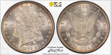 1879-O $1 MS62