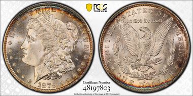 1879-S $1 MS65+