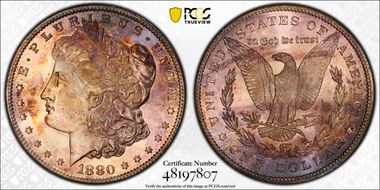 1880-S $1 MS65