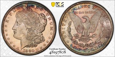 1880-S $1 MS64