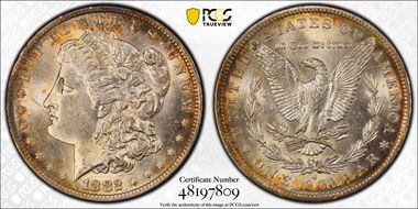 1882-O $1 MS62