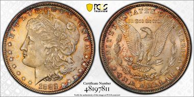1882 $1 MS64